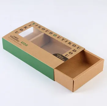 

Paper drawer box packaging with pvc window,Custom Printed Coated Folding Packaging Paper Box ---PX10862