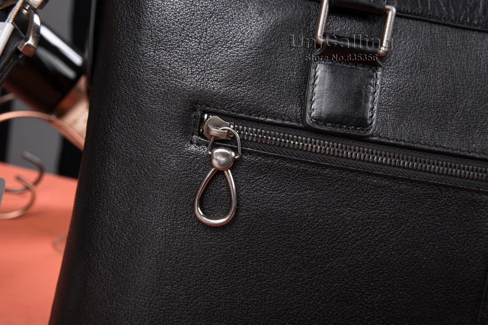 Мужская сумка Роскошный бренд модный мужской кожаный портфель высококачественный кожаный мужской портфель бизнес ноутбук Компьютерная сумка