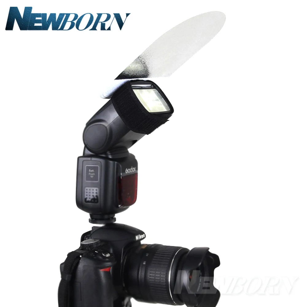 Godox mrf-01 мини белый рассеиватель Щепка Отражатели для Canon Nikon Yongnuo Godox вспышки Speedlite башмак вспышки