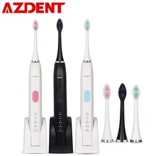 Professional 5 Modes Sonic Electric Toothbrush Wireless Rechargeable Ultrasonic Toothbrush 2 Brush Heads Adults Tooth Whitening sonic electric toothbrush electric toothrush ultrasonic whitening brush toothbrushes 8 replacement brush heads with 1pcs box
