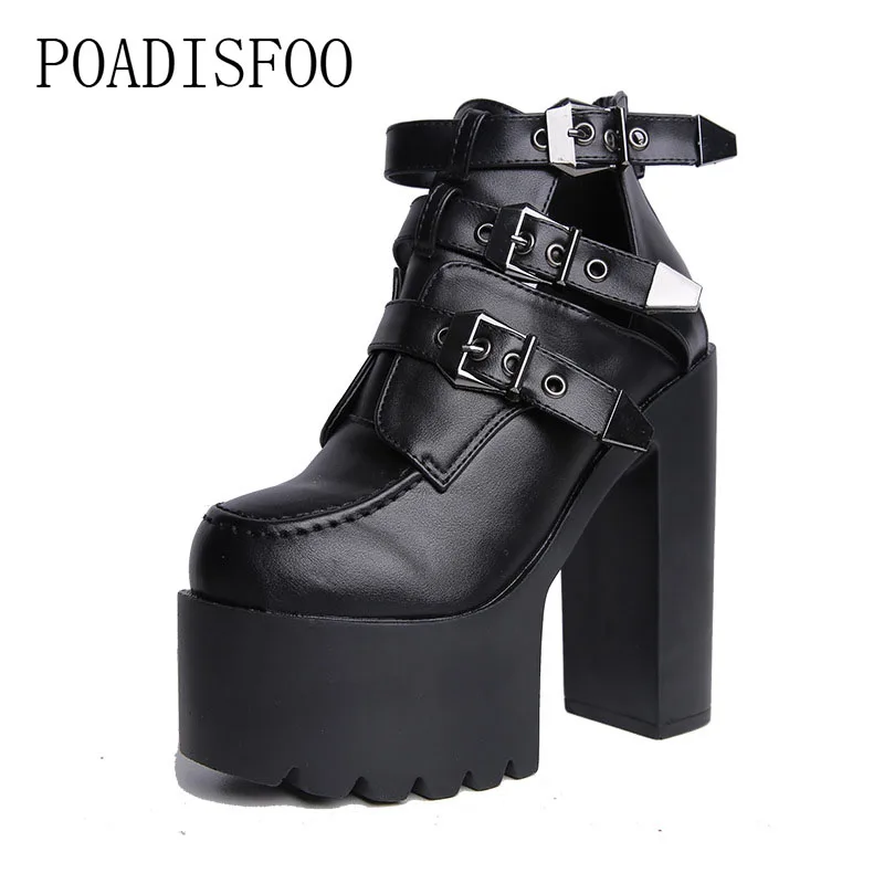 high heel waterproof boots