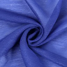 150 cm * 50 cm כחול מתכתי קרפ שיפון משי בד אור רך לנשימה DIY בד כסף משי קרפ בד שיפון בד(China)