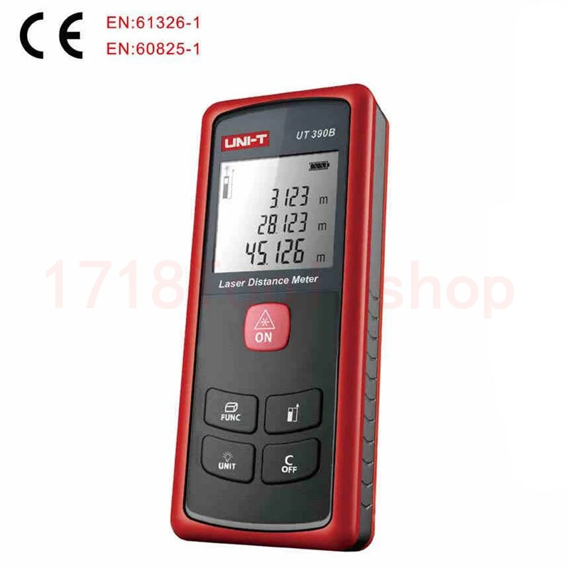 

Uni T Ut390b Laser Range Finder Distance Meter Area Volume Lcd Meter 0.05m 45 M Laser Distance Meter Hunting Laser Rangefinder