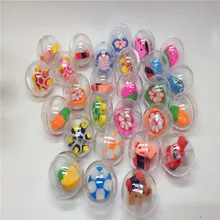 50 шт./упак. 28 мм диаметр прозрачный пластиковый мяч капсулы игрушка с внутренней подкладкой из фланели с мини-ластик-игрушка для торгового автомата как подарок для ребенка