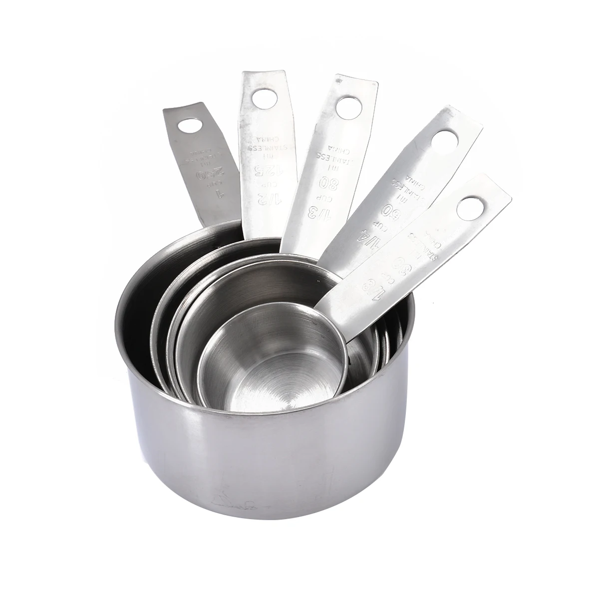 

Practical Kitchen Measuring Cups Spoons Kit Set Quality Stainless Steel Measuring Spoons Tool for Baking Cooking Durable Multi