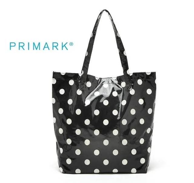 Primark brief square grid large capacity dot pvc membrane waterproof shoulder bag beach bag eco