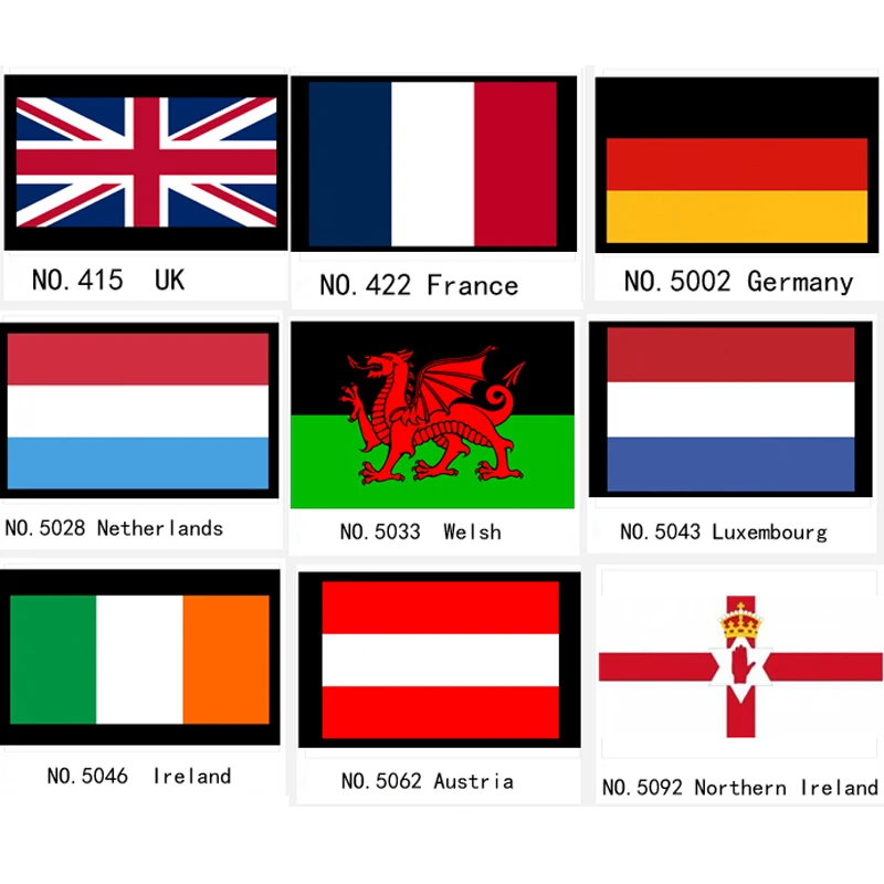 Флаг Великобритании Англии Франции Германии Нидерландов валлийского образца, Ирландия, Австрия, Северная Ирландия, Национальный Флаг 21*14 см