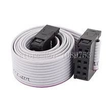 10pcs FC-10P 10Pin For Arduino DIY IDC Socket Extension Flat Ribbon Cable Wire 10cm