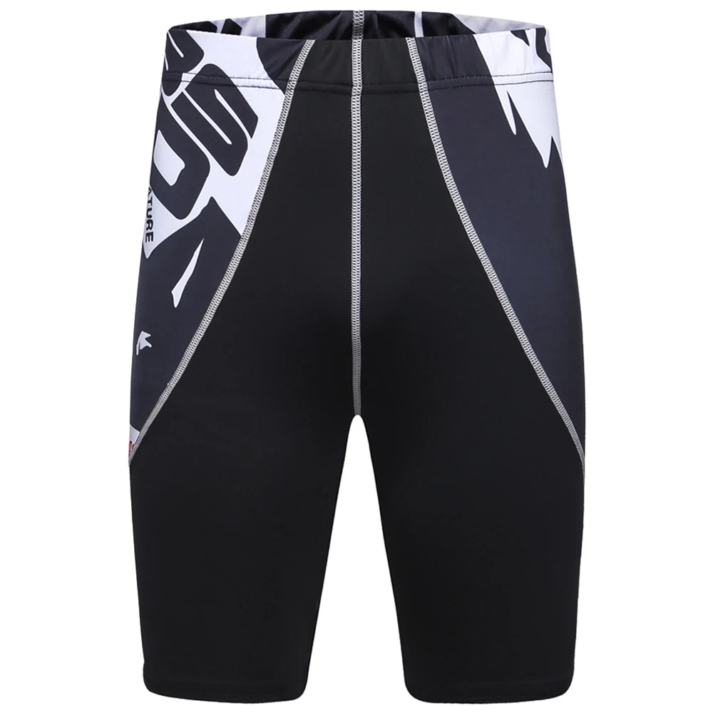 New Mens Fashion Splice Compression Shorts 3D Printed Quick Dry Mma
