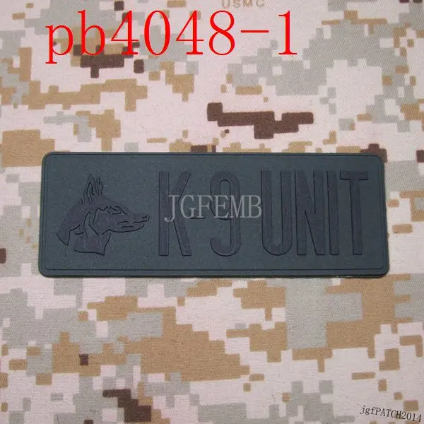 K-9 блок K9 собачья лапа боевой дух тактических военных 3D ПВХ патч