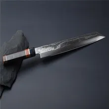 10,5 ''Kiritsuke дамасский нож кухонный японский VG10 Дамасская сталь Япония поднос для суши и сашими рыба лосось нож для филеровки 2.2.2W