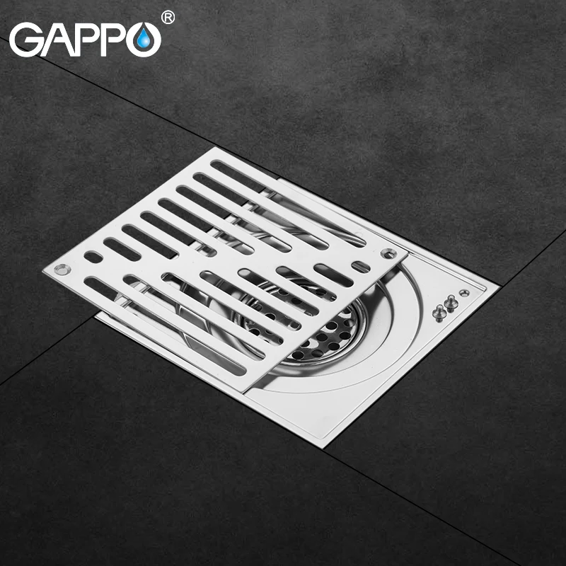 GAPPO стоки из нержавеющей стали для ванной комнаты сточные стоки напольные покрытия анти-запах Ванная комната Душ Слив Фильтр Душ Ванна Пробка