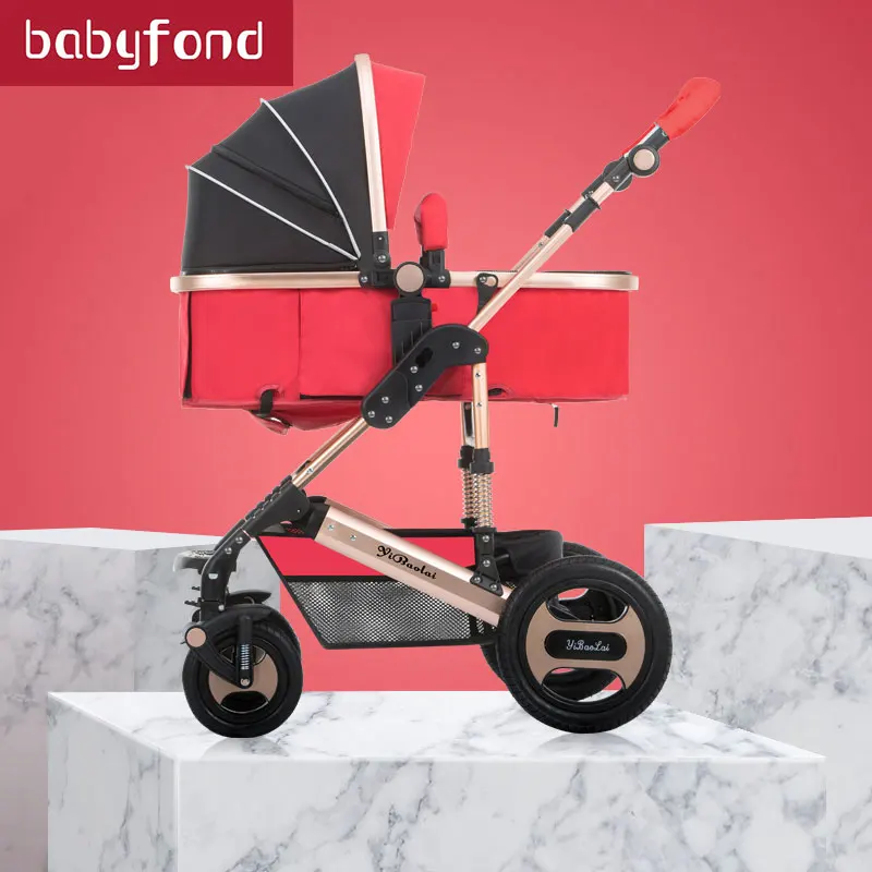 

2018 new Yibaolai High Landscape kid stroller plus frame Multi-color optional baby carriage