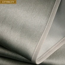CITYINCITY Luxury Drapes Blackout Curtains For Living room rideaux Embossed Cloth Silk Feeling Window Curtains for Bedroom