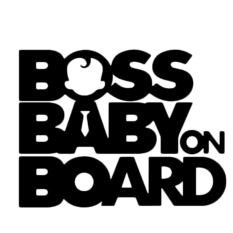 17 8 см * 13 5 Виниловая наклейка на машину Boss Baby доске s и наклейки смешная 3D