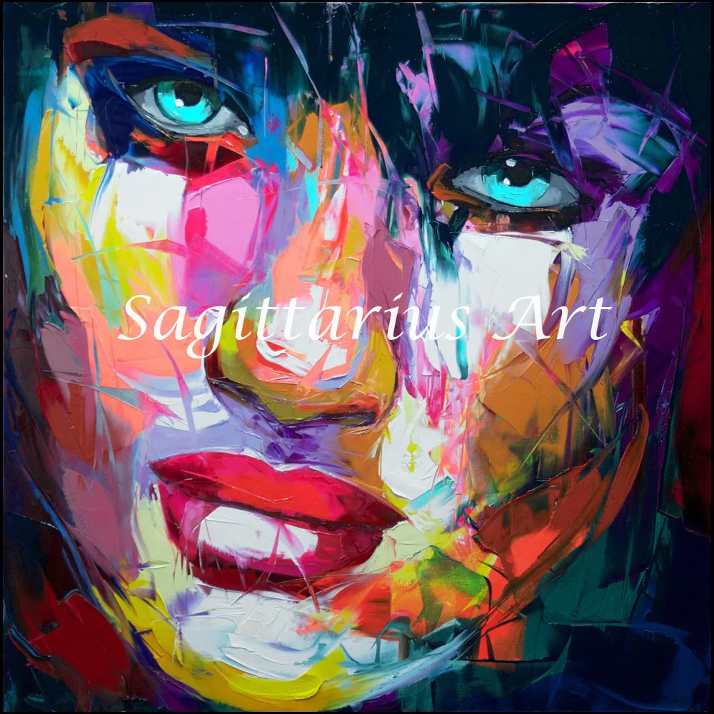 

Francoise Nielly Designers Home Decoration Palette knife modern Abstract Hand Painted High quality Oil Painting Canvas Bedroom
