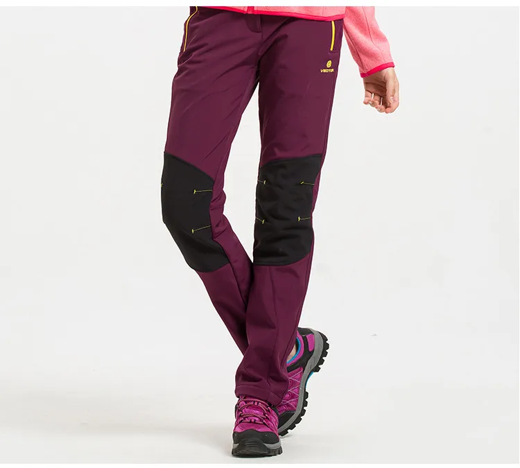 Векторные походные брюки для походов, водонепроницаемые мужские и женские теплые зимние Утепленные флисовые штаны для альпинизма и треккинга
