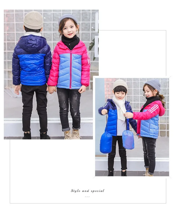 Liakhouskaya/ детская зимняя куртка для девочек и мальчиков; детская одежда на утином пуху; куртка; плотная одежда для детей; парка; верхняя одежда