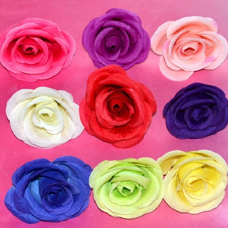 

Artificial flowers small Simulation small tea rose silk flower decoration flower head DIY accessories Wedding decorations flower