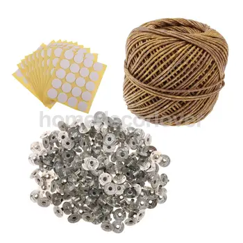 

Beeswax Candle Wick,Wick Sustainers&Wick Stickers for DIY Candle Making