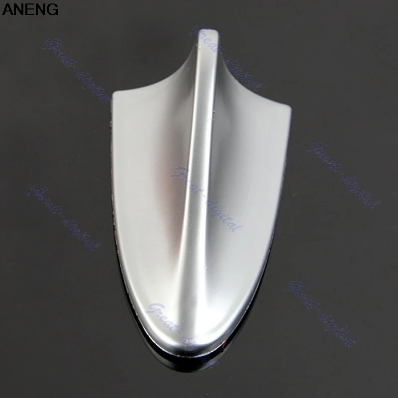 

Universal Silver ABS Plastic Shark Fin Roof Decorative Decorate Antenna Aerial Universal Auto Car