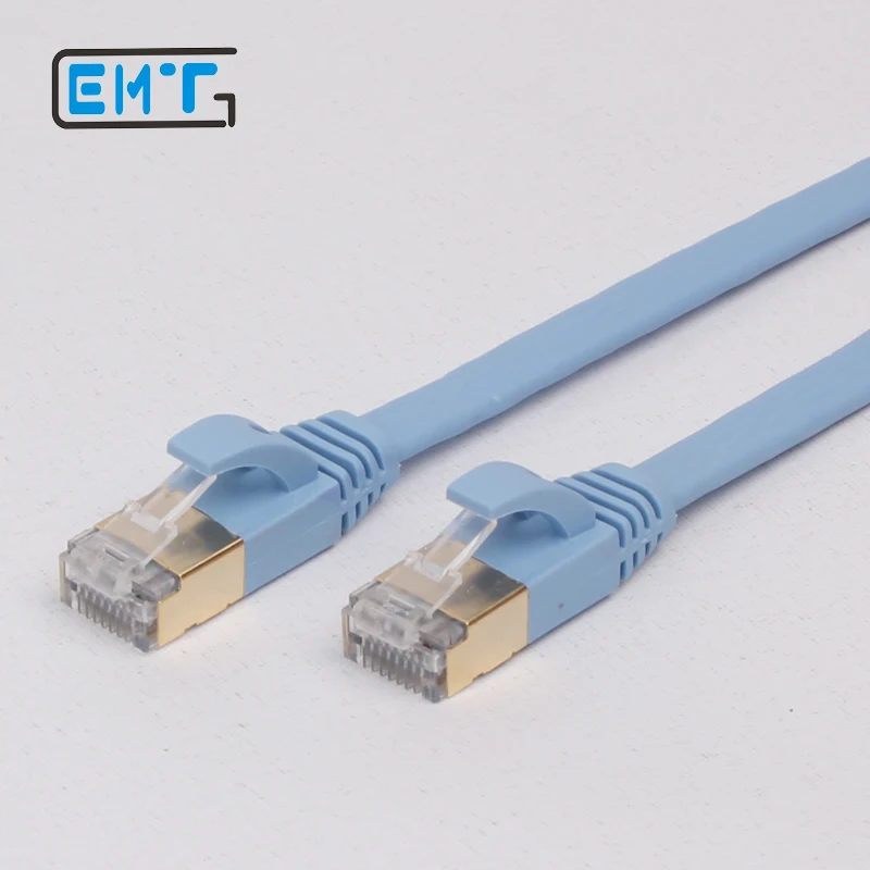

Cat 7 RJ45 Shielded Pure copper LAN Network Ethernet Cable Internet Cord Blue 3m