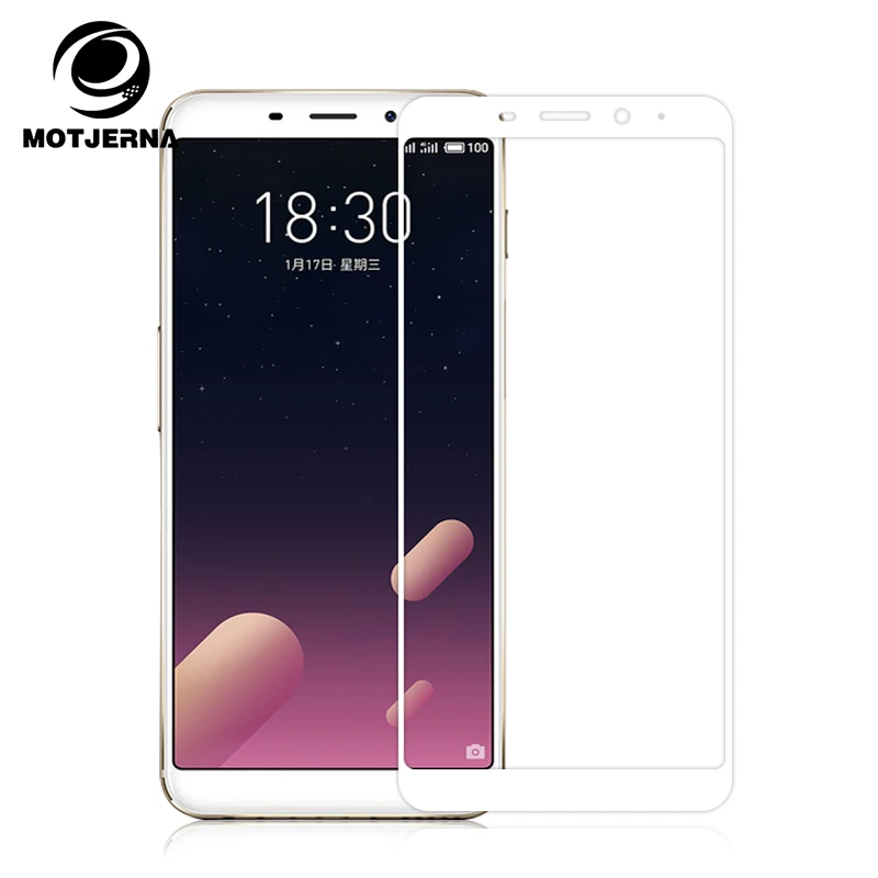 

Motjerna 9H Tempered Glass Film For Meizu M5S M5 M5C Screen Protector For Meizu mblu S6 M6 Note M6S Full Screen Protective Film