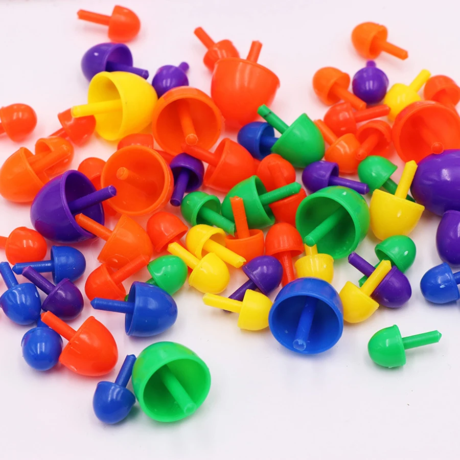 67 шт. грибные бусины для ногтей 3D Пазлы игрушки для детей орфографические Пазлы Интеллектуальные развивающие головоломки игрушки