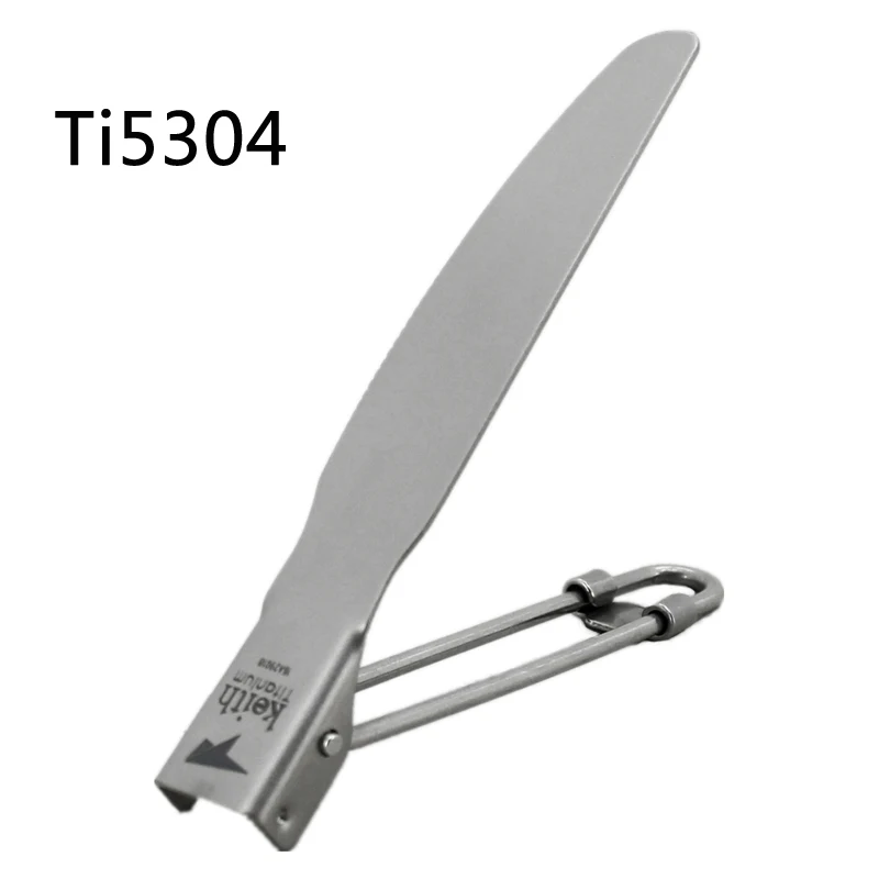 Кит Титановая Ложка походная ложка Складная титановая spork Ti5301/Ti5308 - Цвет: Ti5304