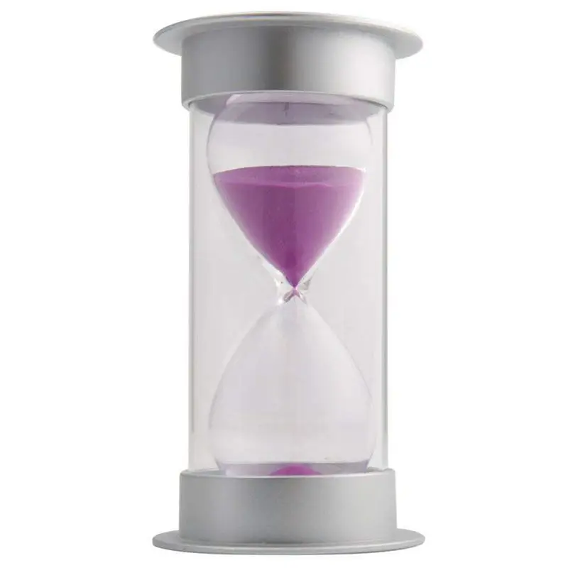 Purple 45 минут песочные часы, современный песочный таймер с песком для Mantel офисный стол книга для кофейного столика полка антикварный шкаф или конец стола Chr - Цвет: Purple