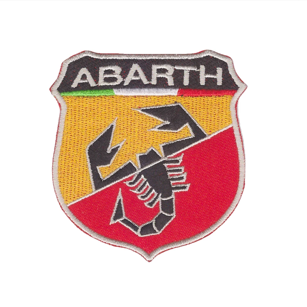 

Abarth патчи для одежды с вышивкой, летние наклейки для одежды