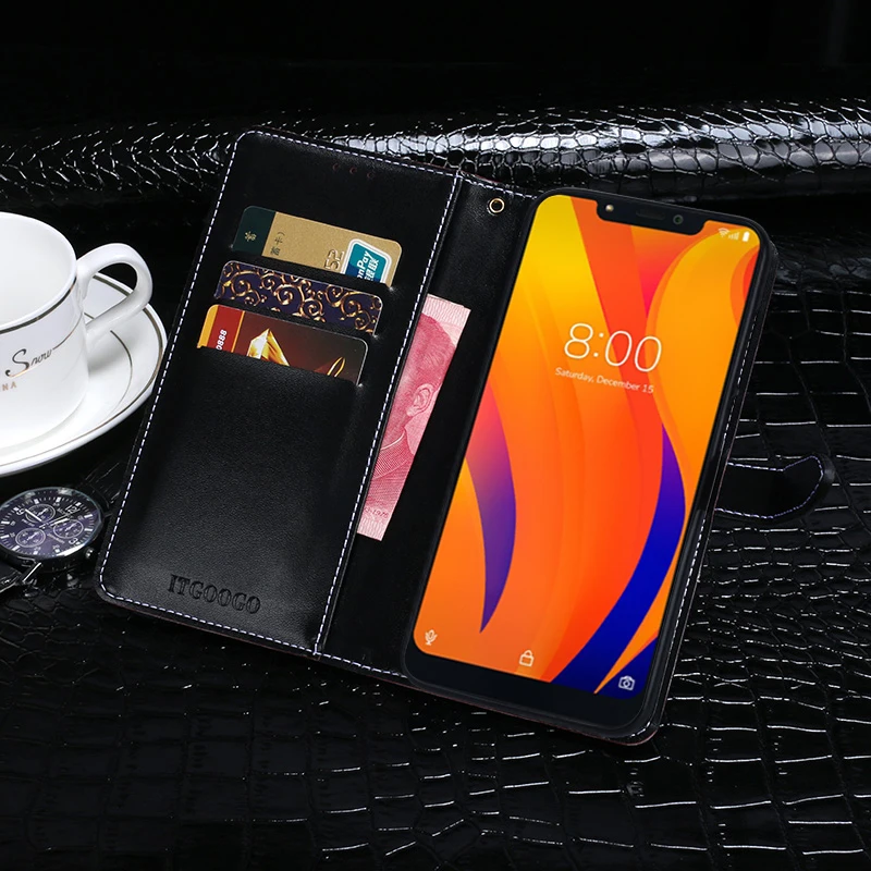 ITien роскошный прочный защитный кожаный чехол для телефона BQ Vsmart Active Joy 1 Plus TPU силиконовый чехол закрытый Etui