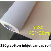 42in* 30 m краситель/Пигментные чернила для печати рулон хлопкового холста