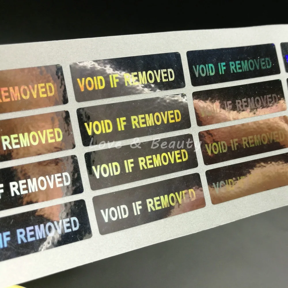100 шт. наклейки с лазерной голограммой гарантия пустая если удалена наклейка
