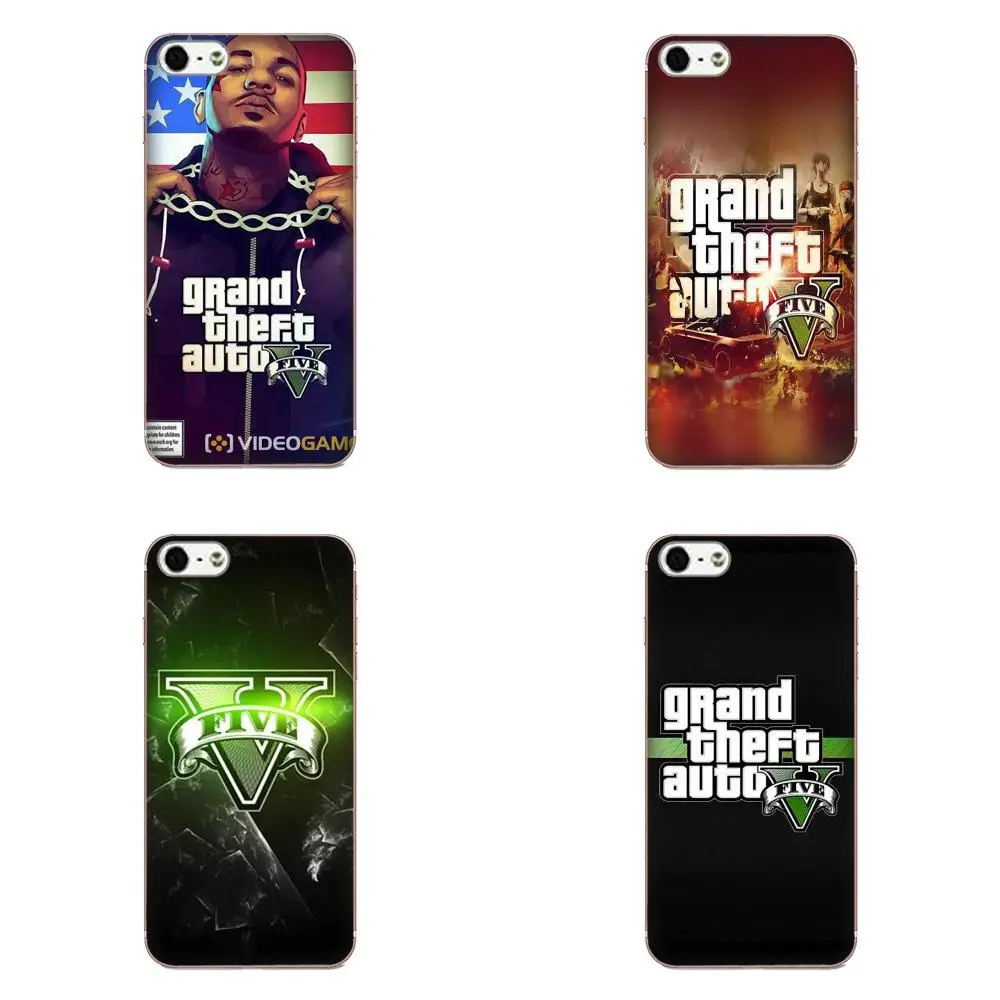 ТПУ чехол для телефона Grand Theft Auto Gta 5 V Sony Xperia Z Z1 Z2 Z3 Z4 Z5 compact Mini M2 M4 M5 T3 E3 E5 XA XA1 XZ Premium |