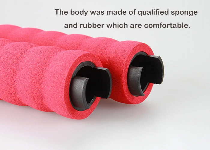 6 BESTGIA 105g Bicycle Lockable Handle Grip MTB 2 Colors Sponge Rubber Non-slip Anti-skid Aluminum Lock Ring Bike Handlebar Grips
