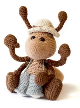 

crochet toys amigurumi animal model number a0117