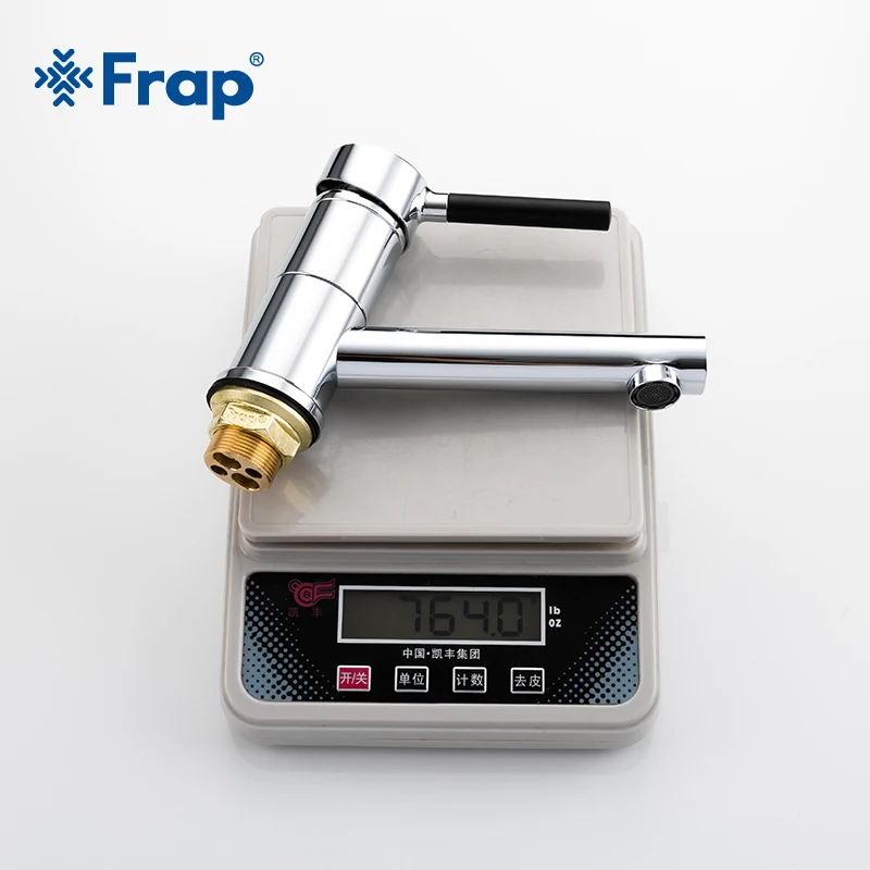 Хромированный смеситель для раковины FRAP F4544 с одной ручкой смесители горячей и