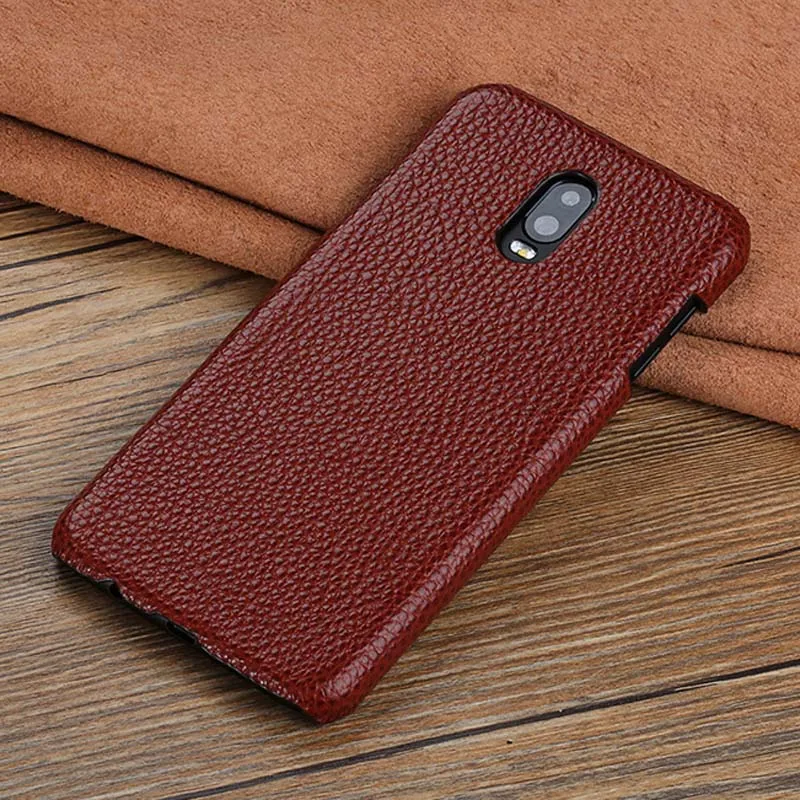 Для samsung C8 Кожаный чехол Чехол для делового телефона для samsung galaxy S7 a3 a5 a6 чехол личи чехол для делового телефона - Цвет: brown