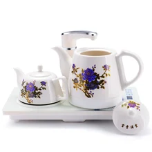Electric kettle Ceramic electric automatic upper water set of warm boiled tea stove