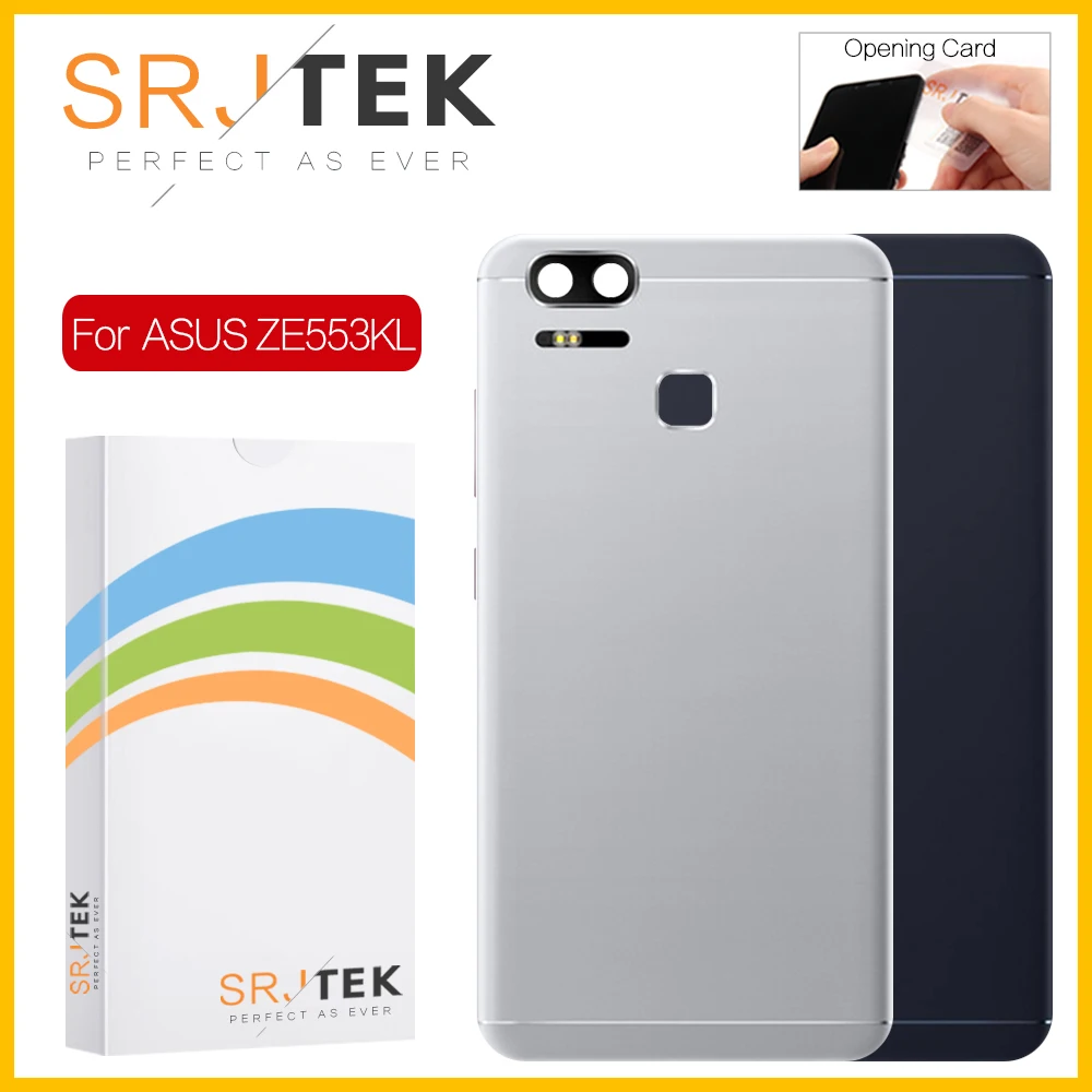 

SRJTEK 5.5" Back Housing for ASUS ZenFone 3 Zoom ZE553KL Back Cover Battery Door with Volume Power Button Camera Lens ZE553KL