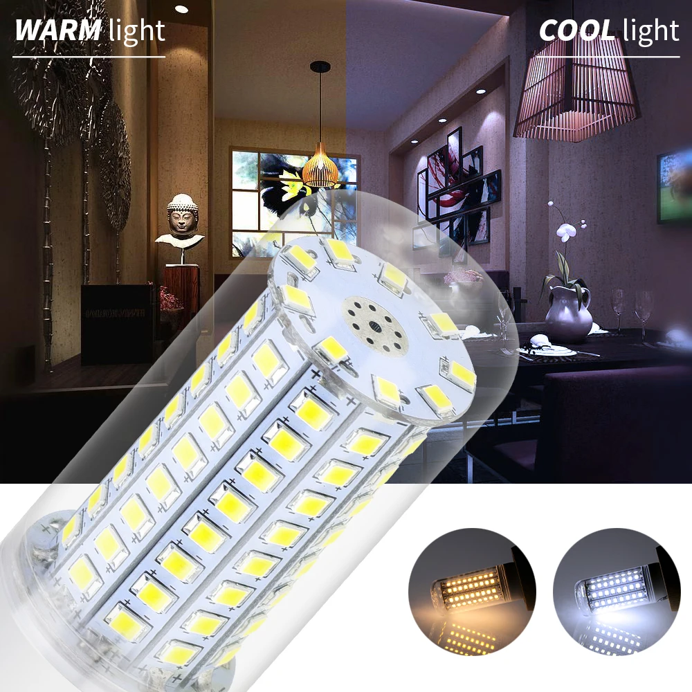 

E27 LED 220V Corn Bulb Low Consumption E14 Power LED 3W Desk Lamp 5W 7W 9W 12W 15W 20W 25W Energy Saving Light Bulb led ampul