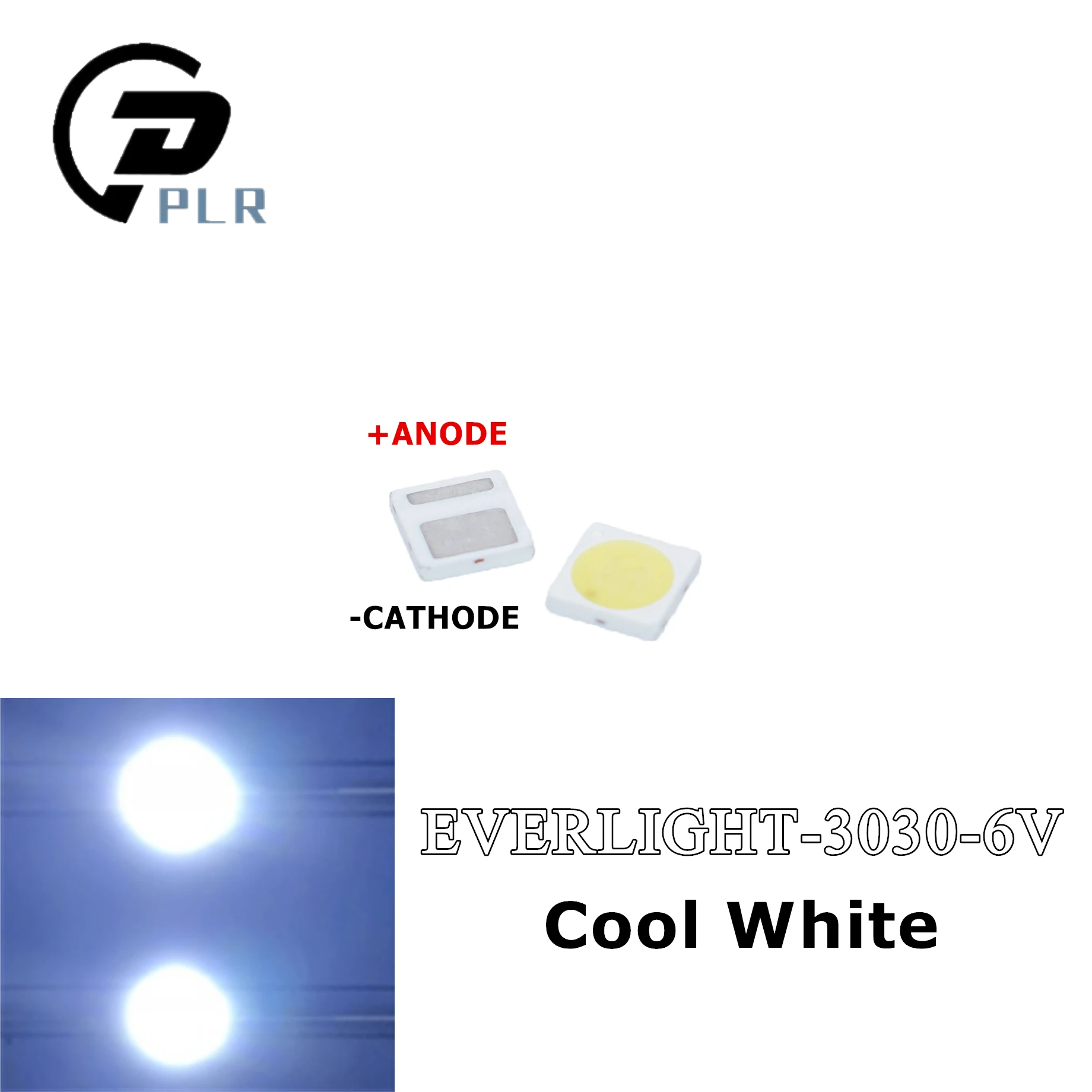 Светодиодная подсветка EVERLIGHT 1 2 Вт 3030 6 в 12 лм 30 шт.|led tv 6v|backlighting for tvbacklight led |