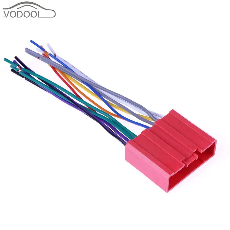 

13cm Car Stereo CD Player Radio Wiring Harness Cable Adapter Female Plug for Mazada 2 3 5 6 CX-7 for Mazda Miata