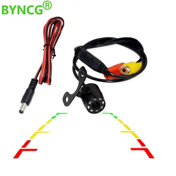 

Car Rearview Reverse Revering Rear View Camera CCD+8 LED Backup With 170 degree de re para auto night vision Parking Assistances