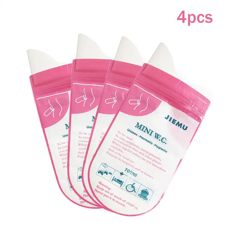 4pcs Emergency Urine Bag Outdoor Disposable Urinal Portable Camping Male Female Kids S Toilet 4pcs Emergency Urine Bag Outdoor Disposable Urinal Portable Camping Male Female Kids S Toilet