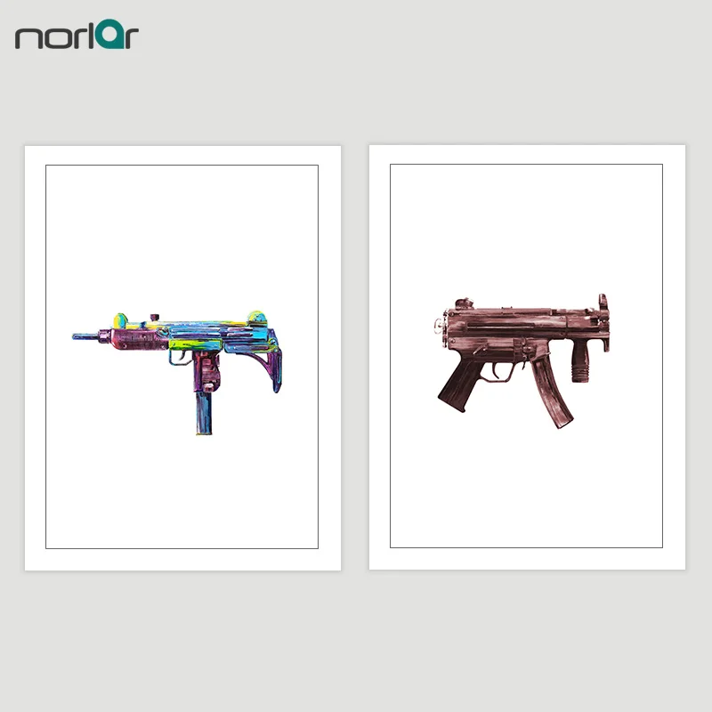 Print Poster Color Weapon AK47 Revolver Rocket Wall Art Canvas Painting Wall Pictures For Living Room Home Decoration No Frame Print Poster Color Weapon AK47 Revolver Rocket Wall Art Canvas Painting Wall Pictures For Living Room Home Decoration No Frame