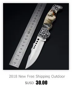 Новинка 2018 года Лидер продаж Тактический фиксированной складной охотничий нож ручка карман Открытый выживания ножи для шашлыков боевой
