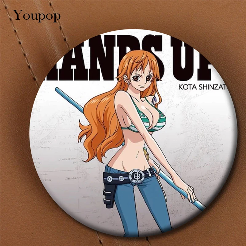 

Youpop ONE PIECE Nami Anime Brooch Pins Badge Accessories For Clothes Hat Backpack Decoration Men and Women Boy Girl XZ0313