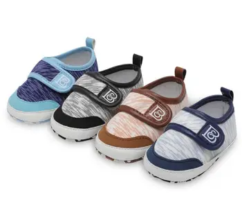 

Summer Autumn Baby Boy Girl Canvas shoes Anti-slip Soft Sole Toddler Moccasins infant crib Shoes Sneakers hot sell